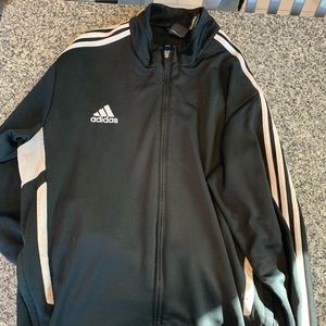 black adidas track jacket